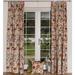 McalisterTextiles Floral Blackout Thermal Grommet Curtain Panels Polyester in Orange/Brown | 54 H in | Wayfair ORANGERENCURTG2