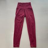 American Eagle Outfitters Pants & Jumpsuits | American Eagle Aerie High Rise Leggings Xs | Color: Pink/Red | Size: Xs