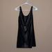Free People Dresses | Free People Faux Leather Dress | Color: Black | Size: Xs