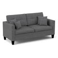 Latitude Run® Joahan 75" Sofa in Gray | 38 H x 75 W x 34 D in | Wayfair A656EA15B63A4D4CAE6507C34E0C56AA