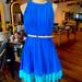 Jessica Simpson Dresses | Jessica Simpson Pleated Dress W Belt | Color: Blue | Size: M