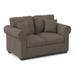 Red Barrel Studio® Jacqua 63" Loveseat Faux Leather/Polyester in Brown | 39.5 H x 63 W x 37 D in | Wayfair 9D950B00927744B8AF9BA1E283E0D26F