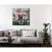 Winston Porter Romantic Moody Florals Still Life II - Wrapped Canvas Print Canvas in White | 36 H x 36 W x 1.5 D in | Wayfair