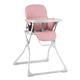 Children's High Chair, Child Seat with Removable Tray, Footrest, Safety Belt, Foldable, Lightweight, Space-Saving Rickids (W