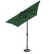 Greenbay 2x3m Garden Parasol Umbrella Patio Outdoor Sun Shade Aluminium Crank Tilt Mechanism Green + Parasol Base