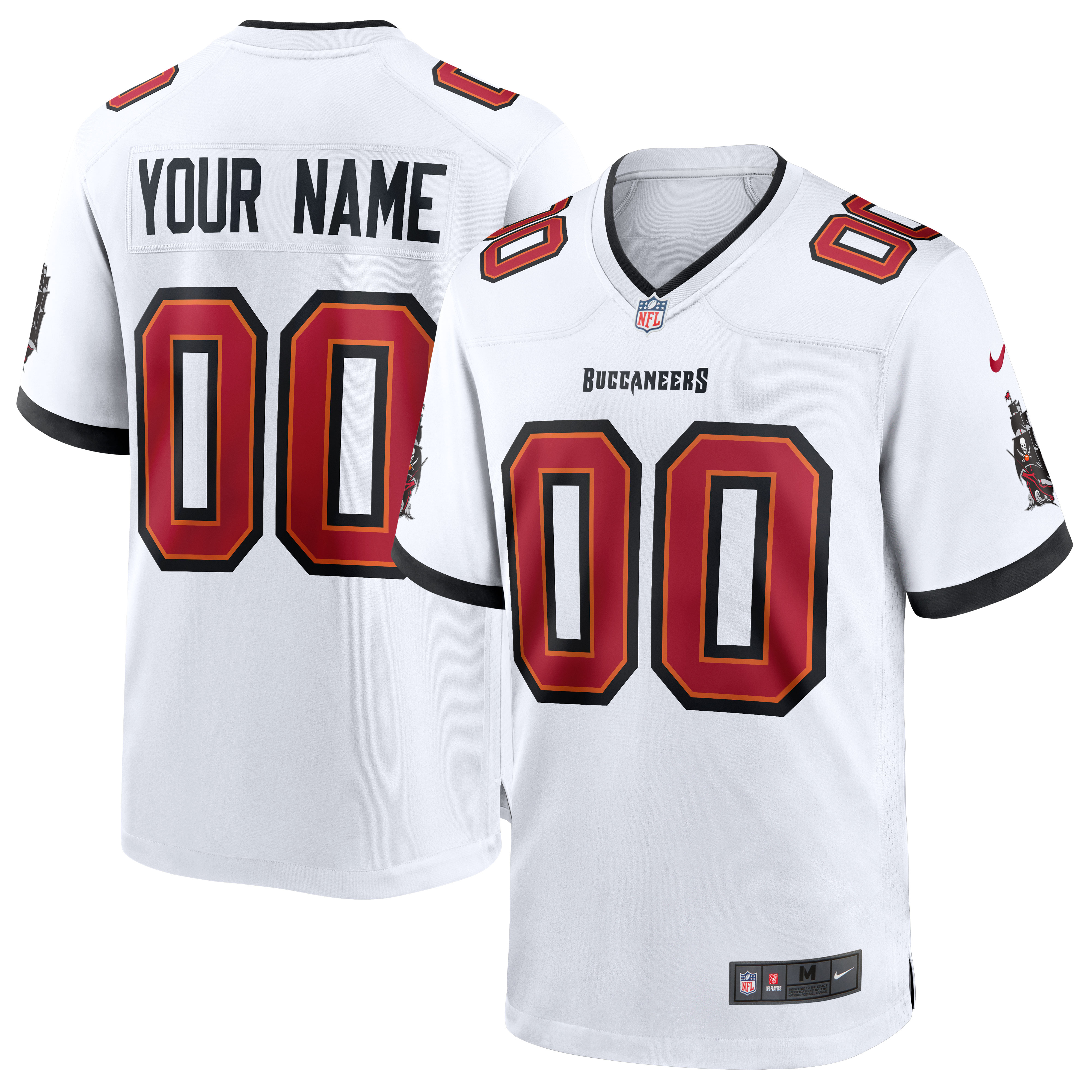 Tampa Bay Buccaneers Nike Game Auswärtstrikot – Personalisiert – Jugend Image