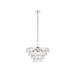 Ella 20 inch pendant in chrome - Elegant Lighting 1101D20C