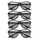 4 pcs/lot Remplacement AG-F310 3D Lunettes Polarisées Passive Lunettes Pour LG TCL Samsung SONY