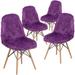 4Pk Shaggy Dog Accent Chair - Dorm Chair