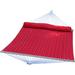 Algoma Net Company Double Spreader Bar Hammock Polyester in Red | 82 H x 55 W x 156 D in | Wayfair 2948DL