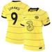 Women's Nike Romelu Lukaku Yellow Chelsea 2021/22 Away Replica Player Jersey