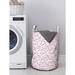 East Urban Home Ambesonne Geometric Circle Laundry Bag Fabric in Pink | 12.99 H x 12.99 W in | Wayfair BC591B57CD534FE090D0D1FFF5333821