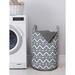 East Urban Home Ambesonne Victorian Laundry Bag Fabric in Gray | 12.99 H x 12.99 W in | Wayfair 6DC1B4783811426EABFB2670D0FC0CF8