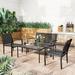 Ivy Bronx Onika 4 Piece Patio Conversation Set | Wayfair CCDEA99DEBC3491D857F32737BBD33E0