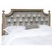 Ophelia & Co. Fleur Panel Headboard Upholstered/Velvet/Wood & in Gray | 53.8 H x 55.3 W x 3.3 D in | Wayfair OPCO1196 38715220