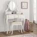 House of Hampton® Danee Vanity Set w/ Mirror Wood in White | 53 H x 32 W x 16 D in | Wayfair BCMH2001 42101591