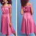 Anthropologie Dresses | Anthropologie Maeve Mona Off Shoulder Dress | Color: Pink/Purple | Size: S