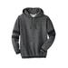 Men's Big & Tall KingSize Coaches Collection Colorblocked Pullover Hoodie by KingSize in Heather Slate Marl (Size 5XL)