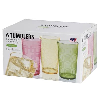 Creative Ware 6 Piece 24 oz Tumbler Set by Creativ...