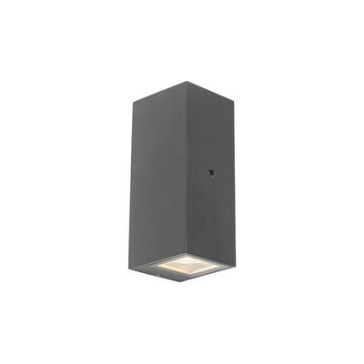 Wandleuchte grau IP44 mit Hell-Dunkel-Sensor - Baleno II Image
