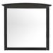 LYKE Home Haddon Black Mirror - 35"H X 37"W X 2"D