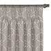 Eastern Accents Theodore Emboidery Rayon Geometric Room Darkening Pinch Pleat Single Curtain Panel Rayon in Gray | 96 H in | Wayfair 7V8-CUB-196-PP