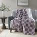 Serta Printed Plush to Sherpa Heated Throw Polyester | 50 W in | Wayfair ST54-0148