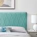 Leila Performance Velvet King/California King Headboard by Modway Upholstered/Velvet in Green | 23 H x 80 W x 3.5 D in | Wayfair MOD-6345-MIN