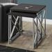 Wade Logan® Gragg Nesting Table Side 2 - Pieces End, Metal, Accent, Living Room, Bedroom, Metal Wood/Metal in Gray | Wayfair