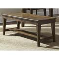 Lark Manor™ Hendry Wood Bench Solid + Manufactured Wood in Brown | 18 H x 52 W x 16 D in | Wayfair C380128ED42147F89DC1F779221EE158