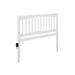 Harper Orchard Huntsville Slat Headboard Wood in White | 50 H x 64.63 W x 2 D in | Wayfair 39EDA0AC0D7944F79CF52646EF677EBE