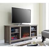 Darby Home Co Kneeland Fireplace Media Console for TVs up to 65" Wood in Brown | Wayfair BCHH4551 38277067