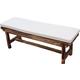 Waterproof Garden Bench Cushion Pads 100cm,2/3 Seater Bench Seat Cushion Pad 120cm 150cm for Patio Furniture Swing Chair Indoor Outdoor (150 * 45 * 5cm,White)