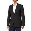 ESPRIT Collection Men's 993EO2G902 Long Sleeve Suit Jacket, Black, 38 Long (Manufacturer Size:94)