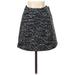 H&M Casual Skirt: Black Tweed Bottoms - Women's Size 2