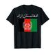 Free Afghanistan Afganistan Flagge Freiheit Afghanen Farsi T-Shirt