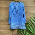 Athleta Swim | Athleta Blue & White Swim Coverup/Dress | Color: Blue/White | Size: Xs