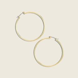 J. Crew Jewelry | J. Crew Antique Gold Hoop Earrings | Color: Gold | Size: Os