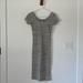 Anthropologie Dresses | Dolan Via Anthropologie Heather Grey Midi Dress Xs | Color: Gray/White | Size: Xs