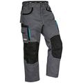 Uvex Tune-up Long Work Trousers for Kids - Long Cargo Trousers with Abrasion-resistant Knee Reinforcements - Grey - 164