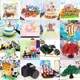 Cartes de joyeux anniversaire Pop-UP 3D gâteau d'invitation carte de vœux cadeau pour enfants
