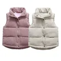 Gilet chaud et épais pour enfants gilet en coton pour bébés vêtements d'extérieur manteau de