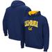 Men's Colosseum Navy Cal Bears Arch & Logo 3.0 Pullover Hoodie