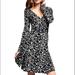 Victoria's Secret Dresses | Euc Victorias Secret Spotted Print Faux Wrap Dress | Color: Black/Cream | Size: Xs