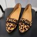 Nine West Shoes | Nine West Animal Print Flats. Size 10m. | Color: Black/Tan | Size: 10m