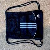 Adidas Bags | Adidas String Backpack | Color: Black/Gray | Size: Os