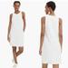 J. Crew Dresses | J. Crew White Denim Raw Hem Shift Dress 6 | Color: White | Size: 6