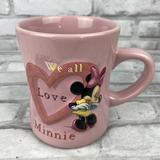 Disney Dining | Disney Parks Minnie Mouse We All Love Minnie Pink | Color: Pink/Tan | Size: Os