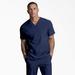 Dickies Eds Essentials V-Neck Scrub Top - Navy Blue Size XS (L10776)