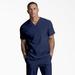 Dickies Eds Essentials V-Neck Scrub Top - Navy Blue Size M (L10776)